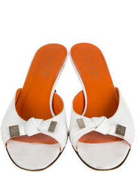 Gucci Leather Slide Sandals