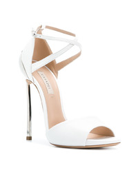 Casadei Metal Plated Sandals