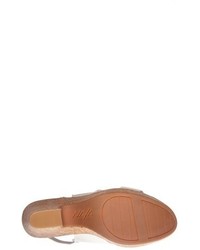 Naya Misty Perforated Leather Sandal