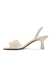 Neous Off White Rossi 55 Slingback Heeled Sandals