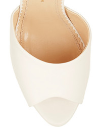 Charlotte Olympia Round Up Leather Sandals