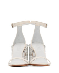 MM6 MAISON MARGIELA White Can Heel Sandals