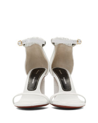 Proenza Schouler White Leather Heeled Sandals