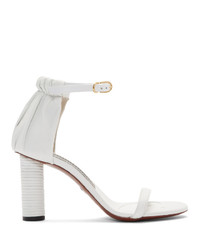 Proenza Schouler White Leather Heeled Sandals