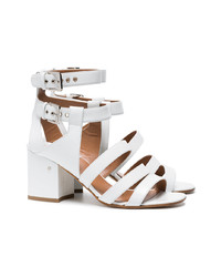 Laurence Dacade White Rela 70 Strappy Leather Sandals