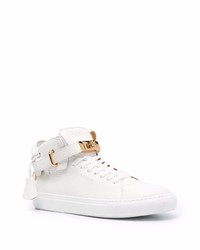 Buscemi 100mm High Top Leather Sneakers