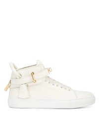 Buscemi 100mm High Top Leather Sneakers