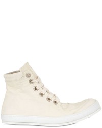 A Diciannoveventitre Washed Leather High Top Sneakers