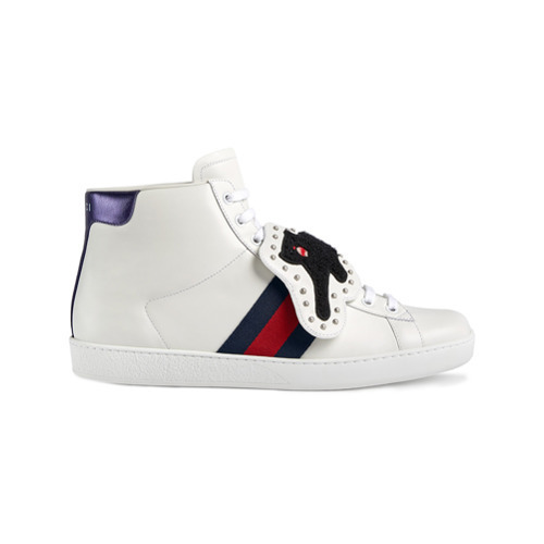 gør ikke diamant Barn Gucci Ace Sneakers With Removable Patches, $772 | farfetch.com | Lookastic