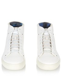 Paul Smith Angeles Leather High Top Trainers