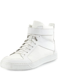 Vince Athens Leather High Top Sneaker White