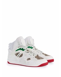 Gucci Basket White High Top Sneakers