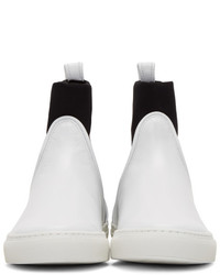 Cédric Charlier Cedric Charlier White Pull On High Top Sneakers