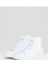 Converse Chuck Taylor White Leather High Top Trainers