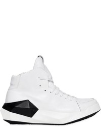 Cinzia Araia Smooth Leather Sneakers With 3d Details