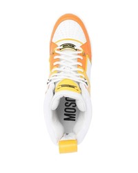 Moschino Colour Block High Top Sneakers