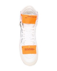 Off-White Contrast Trap Hi Top Sneakers