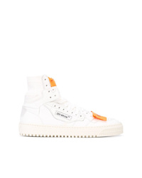 Off-White Contrast Trap Hi Top Sneakers