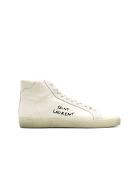Saint Laurent Court Classic Embroidered Sneakers