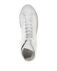 Koio Court Distressed Effect High Top Sneakers