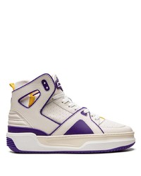 Just Don Courtside High Leather Sneakers