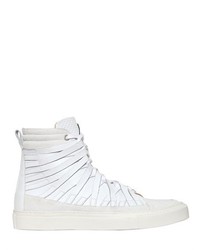 Damir Doma Multi Strap Leather High Top Sneakers