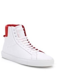 Givenchy Devon Leather High Top Sneakers