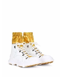 Dolce & Gabbana Elasticated Lace Up Boots