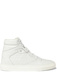 Balenciaga Embossed Leather High Top Sneakers