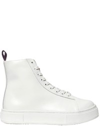 Eytys Kibo Polished Leather High Top Sneakers