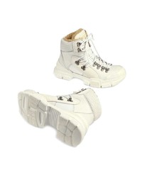 Gucci Flashtrek High Top Sneaker With Wool
