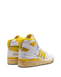 adidas Forum 84 Hi C White Hazy Yellow Sneakers