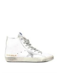 Golden Goose Deluxe Brand Francy High Top Leather Trainers