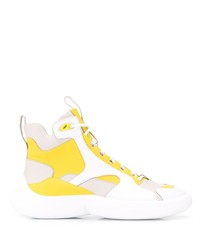 Camper Lab Hi Top Panelled Sneakers