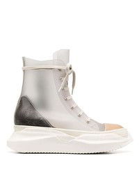 Rick Owens Hi Top Trainers With Chunky Soles