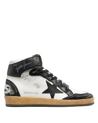 Golden Goose High Top Lace Up Leather Sneakers