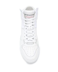 Givenchy High Top Leather Sneakers