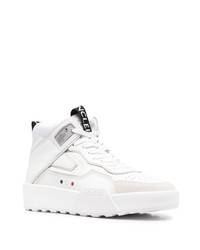 Moncler High Top Leather Sneakers