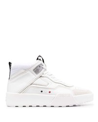 Moncler High Top Leather Sneakers