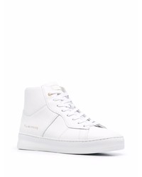 Filling Pieces High Top Panelled Leather Sneakers