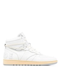 Rhude High Top Panelled Sneakers