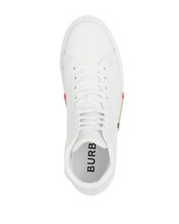Burberry Icon Stripe High Top Sneakers
