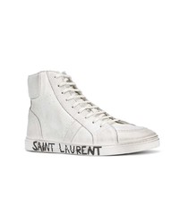 Saint Laurent Joe Hi Top Sneakers