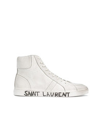 Saint Laurent Joe Hi Top Sneakers