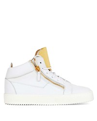 Giuseppe Zanotti Kriss Steel High Top Sneakers