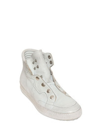 Bruno Bordese Leather High Top Sneakers