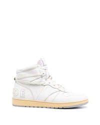 Rhude Leather Panelled Sneakers