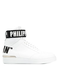 Philipp Plein Logo Hi Top Sneakers