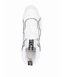 Moncler Logo Tape Detail Lace Up Sneakers