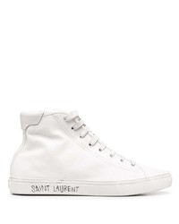 Saint Laurent Malibu High Top Sneakers